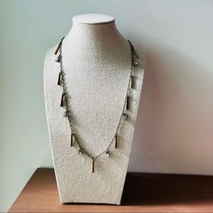 Ann Taylor Rhinestone + Beading Necklace